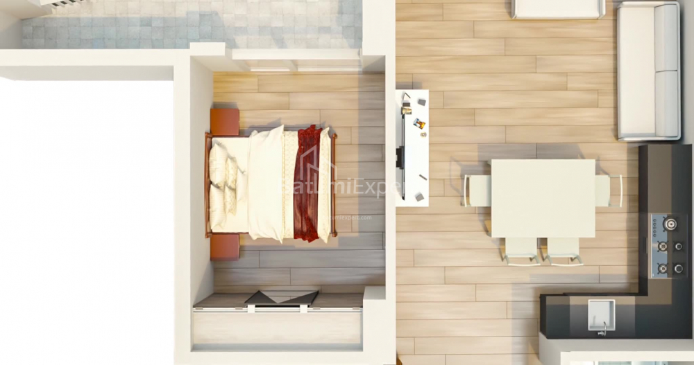 شقة سكنية 66.67 متر مربع - ميزجورتا, Chakvi, جورجيا