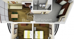 شقة سكنية 84.54 متر مربع - ميزجورتا, Chakvi, جورجيا