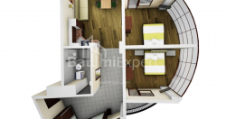 شقة سكنية 84.98 متر مربع - ميزجورتا, Chakvi, جورجيا