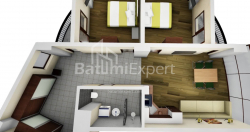 شقة سكنية 84.54 متر مربع - ميزجورتا, Chakvi, جورجيا