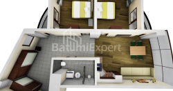 شقة سكنية 84.98 متر مربع - ميزجورتا, Chakvi, جورجيا