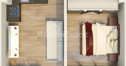 شقة سكنية 1-комн 49.6 m² - ميزجورتا, Chakvi
