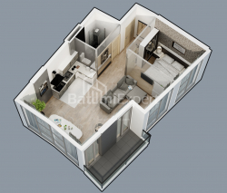 شقة سكنية 55.8 متر مربع - ليش وماريا كاتشينسكي, Batumi, جورجيا