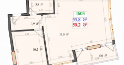 العنصر قيد الإنشاء 2-комн 55.8 m² - ليش وماريا كاتشينسكي, Batumi