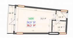 العنصر قيد الإنشاء 1-комн 34.9 m² - ليش وماريا كاتشينسكي, Batumi