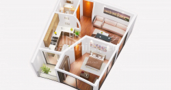 شقة سكنية 59.4 متر مربع - زقاق الأبطال, Batumi, جورجيا