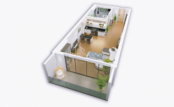 شقة سكنية 1-комн 30.3 m² - زقاق الأبطال, Batumi