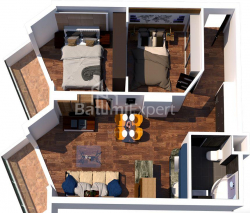 شقة سكنية 40 متر مربع - يوريفسكايا, Batumi, جورجيا