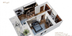 شقة سكنية 49 متر مربع - يوريفسكايا, Batumi, جورجيا