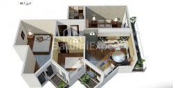 شقة سكنية 69 متر مربع - يوريفسكايا, Batumi, جورجيا