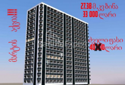 شقة سكنية 27 متر مربع - ديفيد أغماشينبلي, Batumi, جورجيا