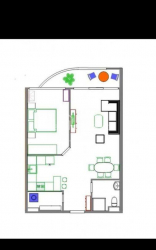 شقة سكنية 2-комн 60 m² - إيفان جافاخيشفيلي, Batumi
