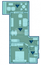 العنصر قيد الإنشاء 2-комн 50.3 m² - روستافيلي, Chakvi
