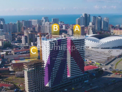 شقة سكنية 85 متر مربع - بترا باغراتيون, Batumi, جورجيا